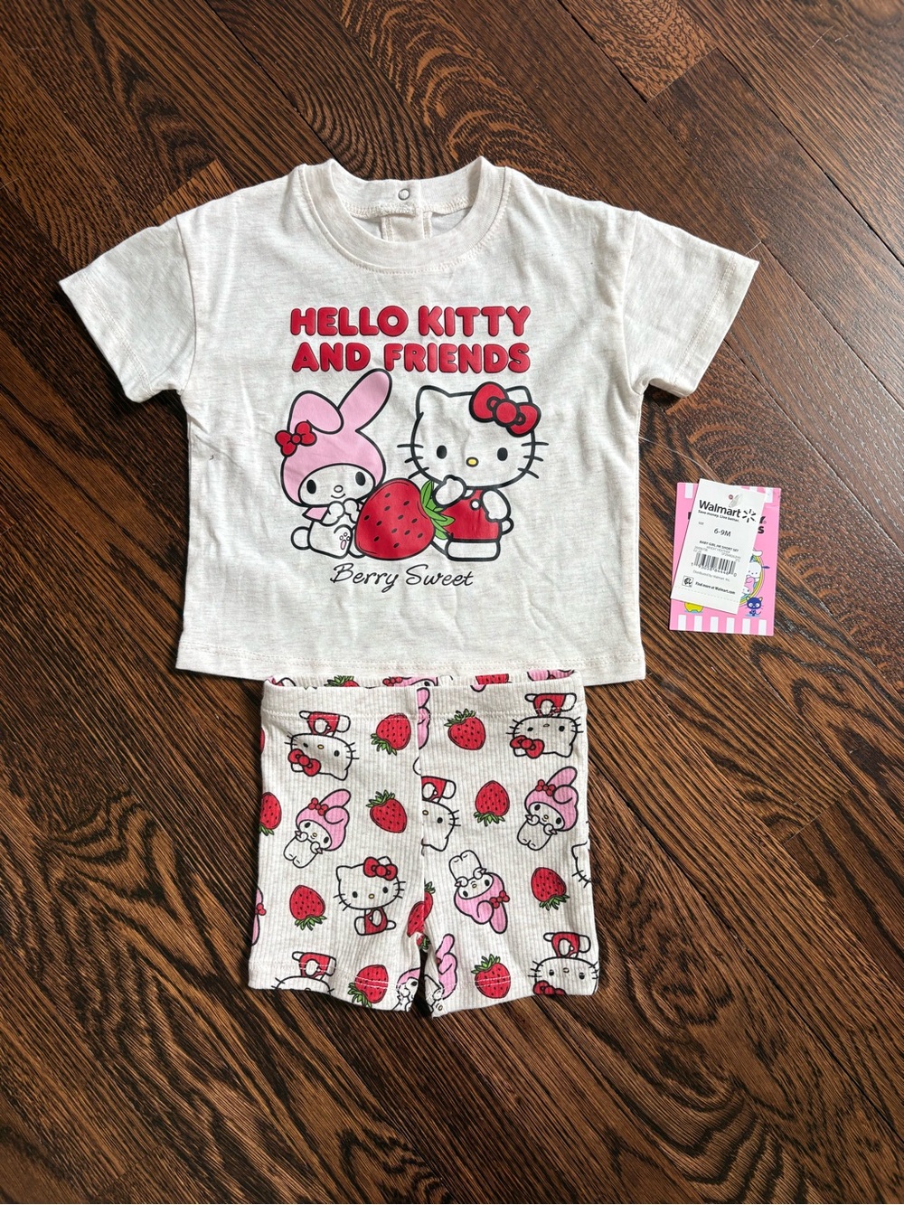 Hello Kitty Kids Pink Strawberry set